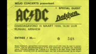 AC  DC  05  Heatseeker Arnhem  1988 [upl. by Eedak]