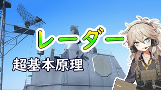 レーダーの超基本原理（電子戦解説シリーズ＃02）【春日部つむぎのちょこっと軍事解説】 [upl. by Marcus841]