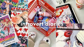 intovert diaries manga haul  shopping cooking korean market anime life binging ghibli movies [upl. by Gavrah]