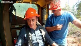 Richard Hammond becomes a lumberjack  Richard Hammonds Crash Course  BBC Two [upl. by Ruder]