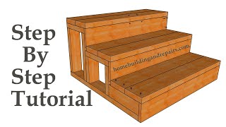 How To Build Small Stairway With Measurements And Assembly Methods  Construction Tutorials [upl. by Renner668]