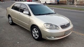 VALE A PENA COMPRAR O TOYOTA COROLLA G2 2003 A 2008 FICHA TÉCNICA E OPINIÃO DO DONO [upl. by Redliw]