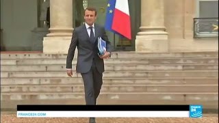 Emmanuel Macron démissionne du gouvernement [upl. by Sitto]