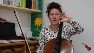 Corso di violoncello  12  La tastiera il capotasto Tutorial Violoncello Musica [upl. by Dranyl]