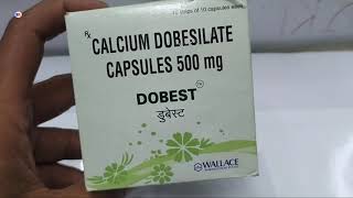 Dobest 500mg Capsule  Calcium Dobesilate capsule 500mg  Dobest 500mg capsule uses benefits review [upl. by Cestar]