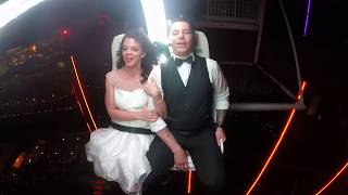 Las Vegas Zipline in our Wedding Best [upl. by Caughey]