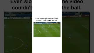 Even slowing down the video couldn’t slow down the ball [upl. by Montfort]