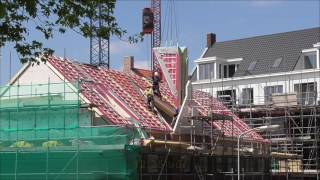 Oostflank Wijchen deel 97  4 woningen in no time onder de kap [upl. by Atworth]