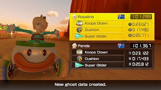 MK8DX 150cc N64 Kalimari Desert  101288 World Record [upl. by Samuella]