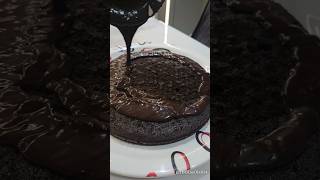 Only three Ingredients Dark chocolate Truffle Cake  oreo cake  cake shorts youtubeshorts [upl. by Gwenni]