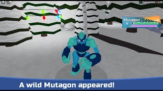 Christmas Event Ice Mutagon  Loomian Legacy [upl. by Annocahs302]