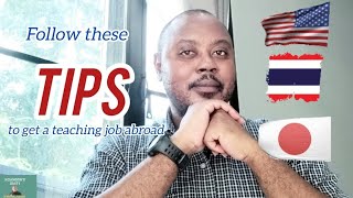 How to get a teaching job abroad NDANGOHSDIARY1 [upl. by Ellertal]