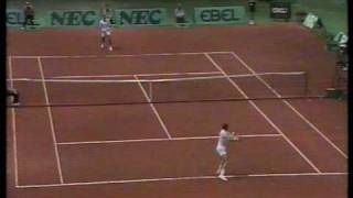 Davis Cup final 1984 Wilander Connors [upl. by Fatma]