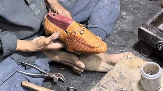 HOW TO MAKE LEATHER SHOES HARRYS RETAIL [upl. by Rakabuba]