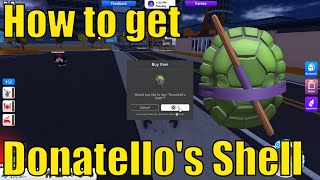 How to get Donatellos Shell in RoVille  Stack Pizzas and Win  Pizzeria  TMNT EVENT [upl. by Ydnys]