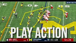 Explosive concepts to move the pocket with play action from UNLV [upl. by Gilman]