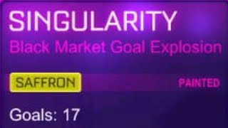 I GOT SAFFRON SINGULARITY NEW Rocket League [upl. by Sarad804]