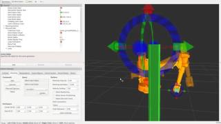 MoveIt in Rviz avoiding obstacle with the ABB robot [upl. by Anileba80]