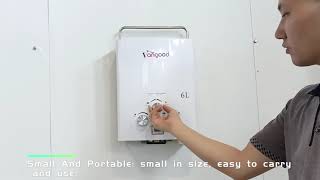 Rv Gas Water HeaterCaravan Gas Hot Water HeaterWholesale Price Portable Gas Water Heater Camping [upl. by Isabelita877]