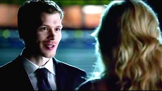 KLAUS AND CAROLINE FIRST KISS THE VAMPIRE DIARIES S4 THE ORIGINALS [upl. by Eiramave]