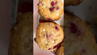 Raspberry White Chocolate Chip Muffins [upl. by Akiv]