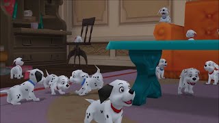 Kingdom Hearts 15 HD Final Mix All 101 Dalmatians Reunion Scene [upl. by Tani732]