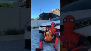 Bitter ending for robbers spiderman funny trending shorts [upl. by Ahsiloc]