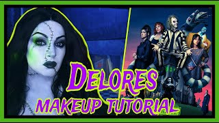 Delores Makeup Tutorial  Beetlejuice [upl. by Idissak]