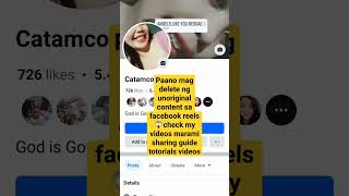 paano mag delete ng unoriginal content sa facebook reels [upl. by Brendan]