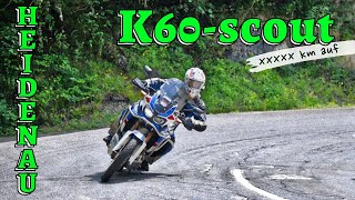 Warum fahre ich auf Heidenau k60 scout Langzeit Erfahrung mit AfricaTwin [upl. by Read]