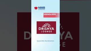 Discount Offer for NIMB Smart UsersNIMB Cardholders Drishya Lounge 15 Discount on Food amp Beverage [upl. by Nosrettap]