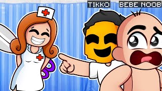 IMPOSIBLE ESCAPA DE LA ENFERMERA MALVADA 💉😱 TIKKO  BEBE NOOB Y NOOBSI ESCAPAN DE LA ENFERMERA [upl. by Halvaard]