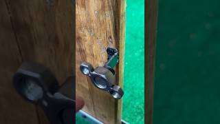 Simple idea with automatic gate latch lock  mechanism lock  DIY  sliding gate  New style [upl. by Atnwahsal]