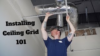 How to Install Ceiling Grid [upl. by Whang]