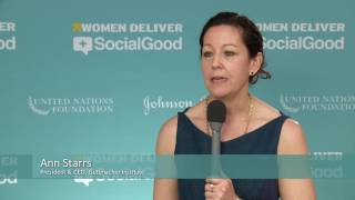 Women Deliver SocialGood Ann Starrs Guttmacher Institute [upl. by Ruffina698]