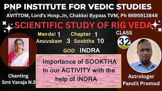 SCIENTIFIC STUDY OF RIG VEDAClass 32Mandal1Sooktha 10Satisfy INDRA with SCIENTIFIC METHOD [upl. by Amalia]