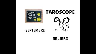 ♈Signe des béliers septembre 2022 pour votre guidance en voyance tarologie et oracles♈ [upl. by Leahcimsemaj242]