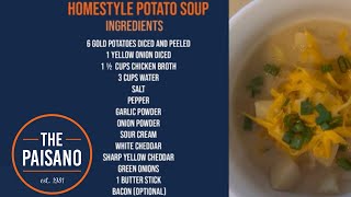 Cook Eat Write Repeat Homestyle Potato Soup By Priscilla Badillo [upl. by Asilet201]