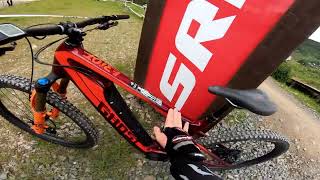 Testride beim IXS Dirtmasters 2022 in Winterberg  Testbike Ghost E Riot PRO  Bergauf ein HIT slx [upl. by Enylcaj]