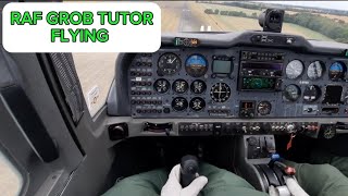 Flying an RAF Grob Tutor aircraft with the Royal Air Force READ DESCRIPTION 👍 [upl. by Gerrard]