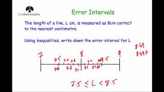 Error Intervals  Corbettmaths [upl. by Verger814]