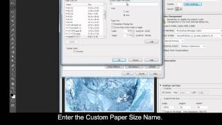 Photoshop CS6  Printing to a Canon iPF Printer  PC [upl. by Euginomod]