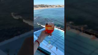 enjoying the iconic Bondi icebergs from Icebergs Dining Room amp Bar sydney sydneyaustralia bondi [upl. by Niwdog524]