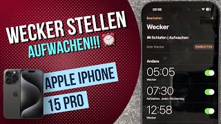 iPhone 15 Pro Wecker stellen  Wecker programmieren [upl. by Sachsse]