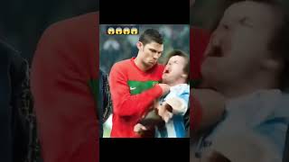 Ronaldo fight  Messi defender  OMG 😱😱😱😱 [upl. by Ecallaw350]