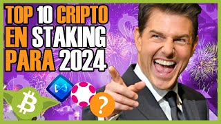 TOP 10 MEJORES CRIPTOMONEDAS para hacer STAKING en 2024 – CryptoYoda [upl. by Petr]