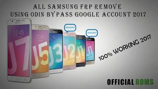 All Samsung J Series Frp Unlock file using by odin Working 100 [upl. by Nyrehtac]