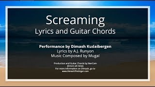 Dimash SCREAMING Lyrics and Chords [upl. by Roux]