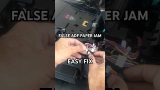 HP OfficeJet 8600 Series ADF Paper Jam Error Short howto hpprinter paperjam [upl. by Idonna]