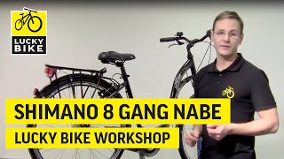 Shimano 8 Gang Nabenschaltung einstellen [upl. by Toffey572]